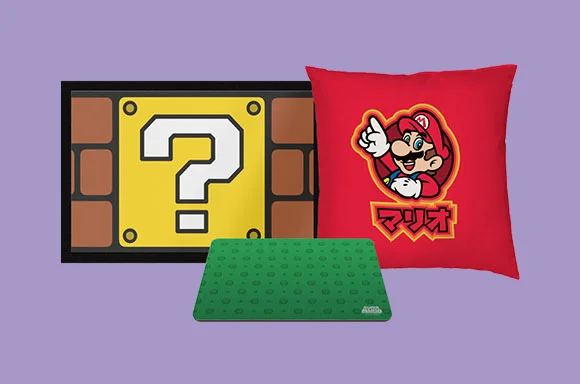 50% OFF SUPER MARIO HOMEWARE