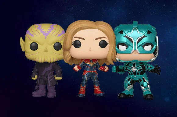 3 FOR £30 CAPTAIN MARVEL POP! VINYL