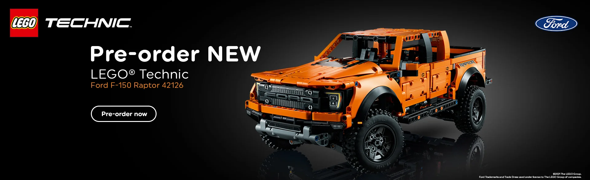 LEGO FORD RAPTOR PRE-ORDER