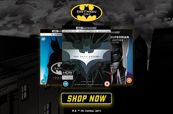 20% Off Batman 4K UHD, BLU-RAY & DVD
