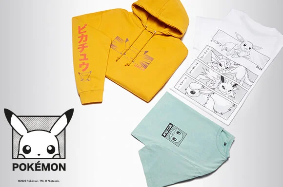 20% Off Pokémon Clothing