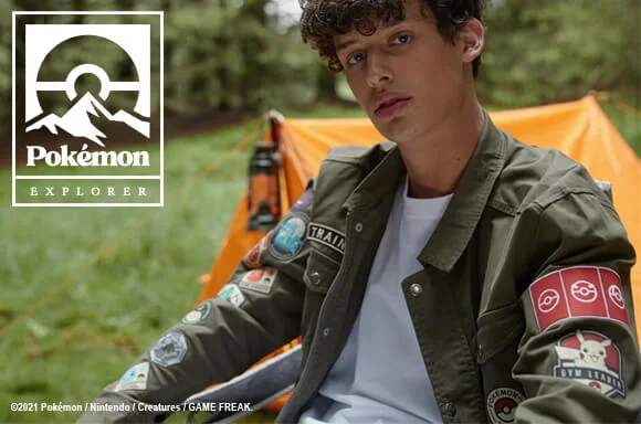 Pokemon Scout Overshirt - Khaki