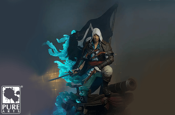 PureArts Assassin's Creed Black Flag Edward Kenway Animus 1:4 Scale Statue