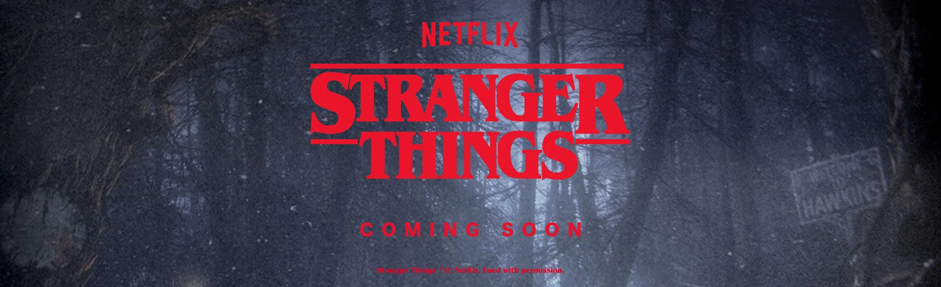 STRANGER THINGS PRE-AWARENESS BANNERS