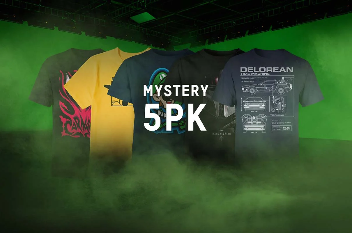 MYSTERY GEEK CLOTHING 5-PACK