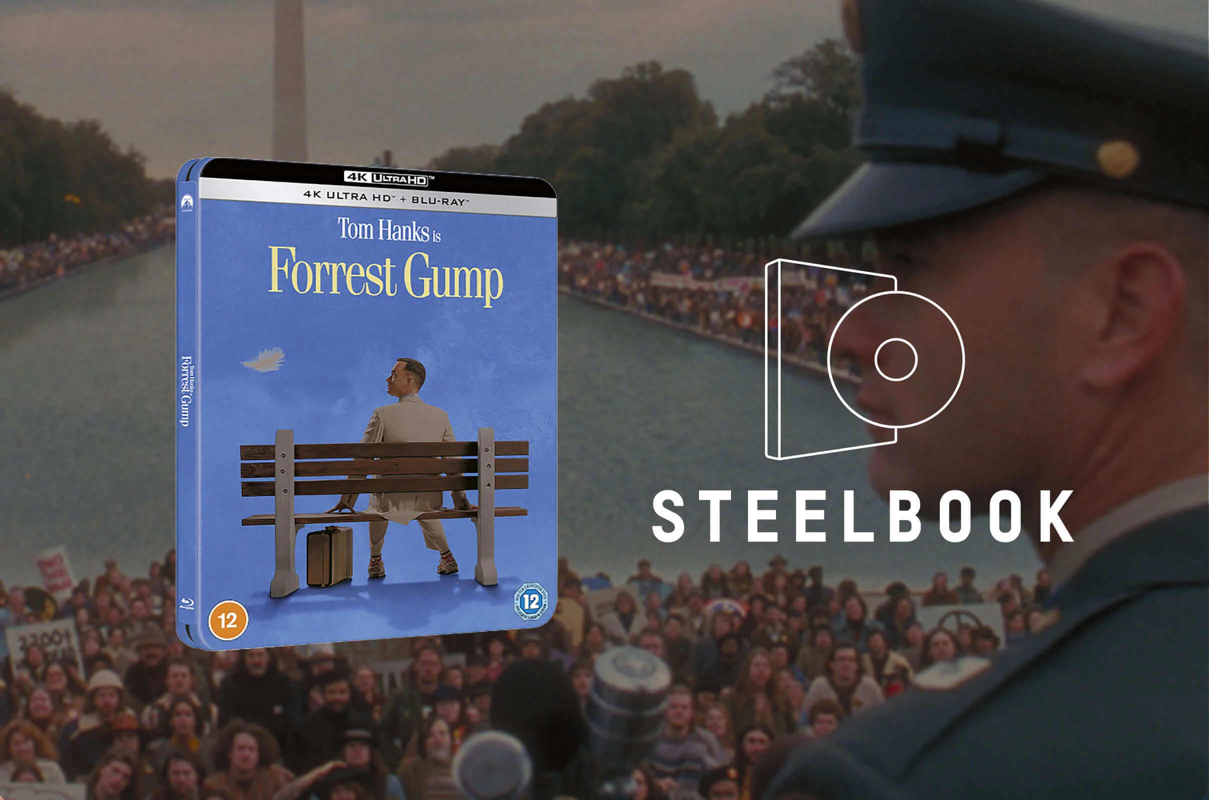 Forrest Gump - 4K Ultra HD Zavvi Exclusive Steelbook