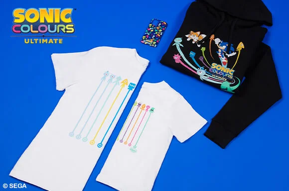 SONIC COLOURS ULTIMATE CLOTHING COLLECTION