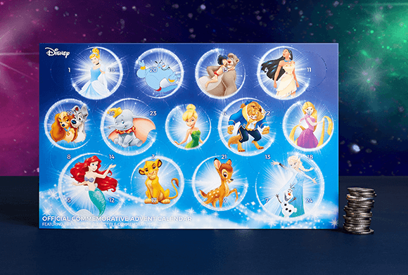 DISNEY COLLECTABLE COIN ADVENT CALENDAR
