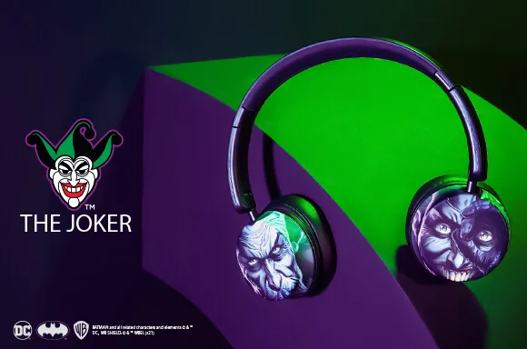 Moth x DC The Three Jokers Round Cap Headphones