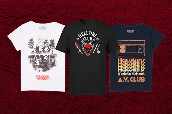 20% OFF STRANGER THINGS T-SHIRTS